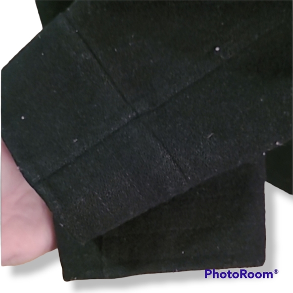 Lanvin en Bleu Black Wool Peacoat - Picture 4 of 12